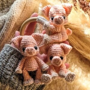 Oliver, el cerdito. Patrón amigurumi