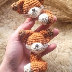 Zorrito Dormilon Mini, patrón amigurumi