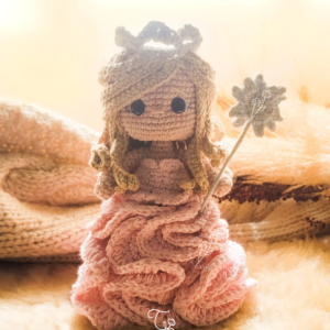 Patrón Amigurumi Glinda | Muñeca Crochet Inspirada en Wicked | PDF en Español