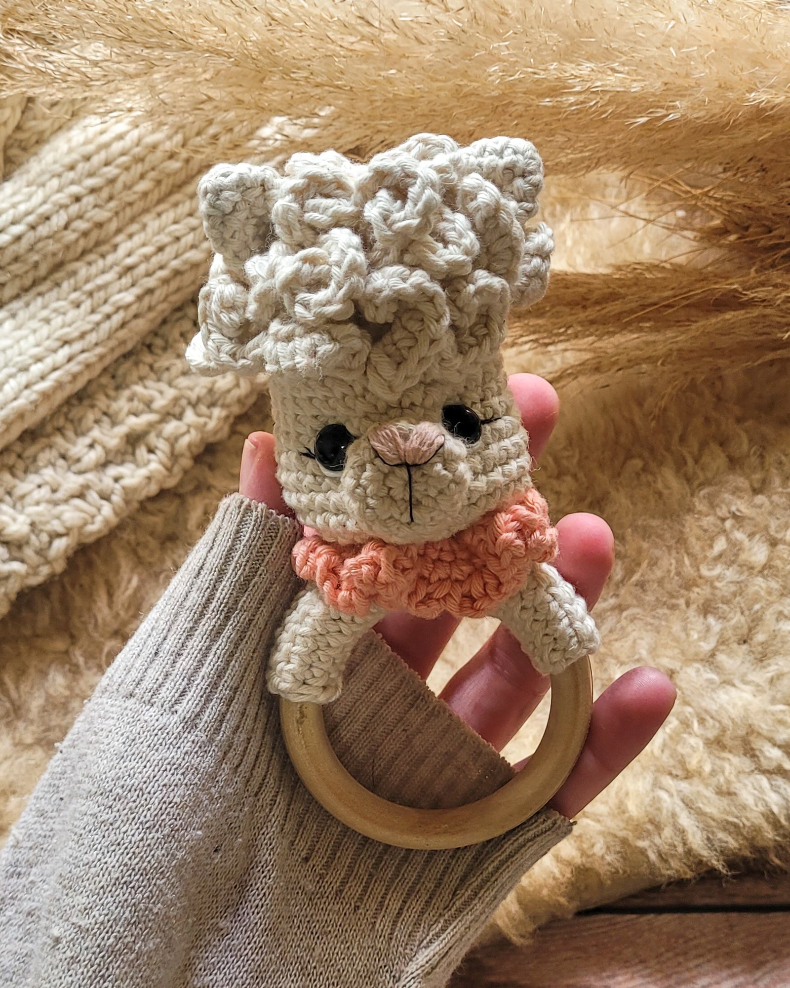 Mordillo + Sonajero Llama Oli | Patrón Crochet PDF 3 en 1 - Imagen 3