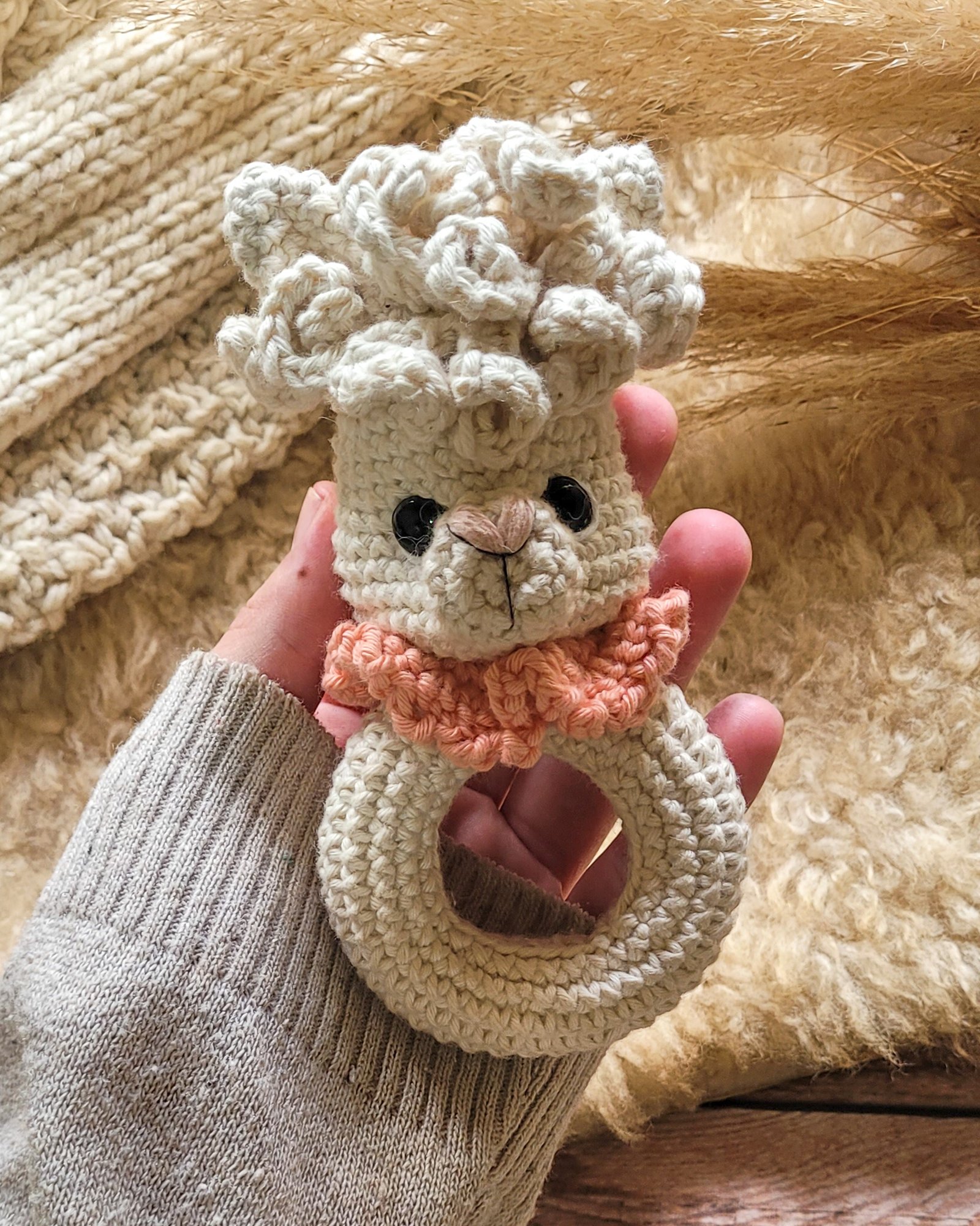 Mordillo + Sonajero Llama Oli | Patrón Crochet PDF 3 en 1 - Imagen 4